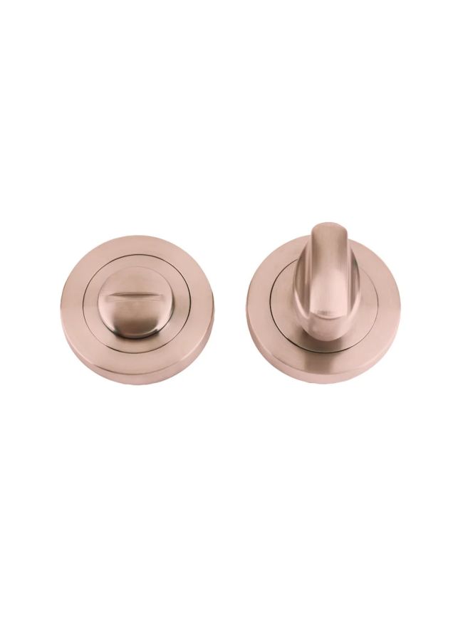 Zoo Hardware Turn & release on round rose - Tuscan Rose Gold