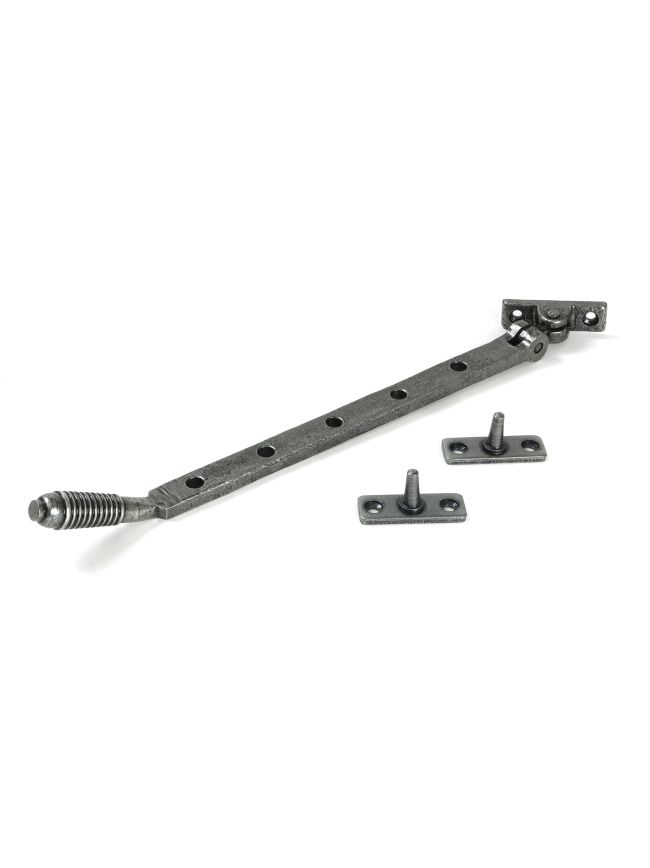 Pewter 12" Reeded Stay