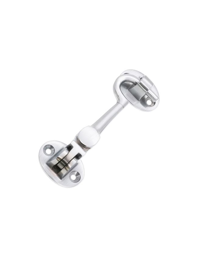 Silent Cabin Hook 3" - 75mm Satin Chrome