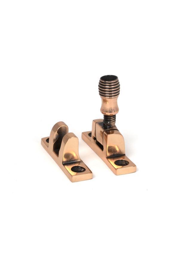 Polished Bronze Beehive Brighton Fastener - Narrow (Square)