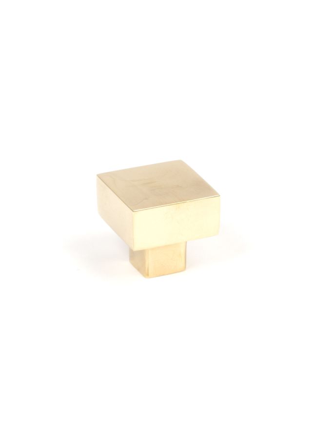 Aged Brass Albers Cabinet Knob - 25mm