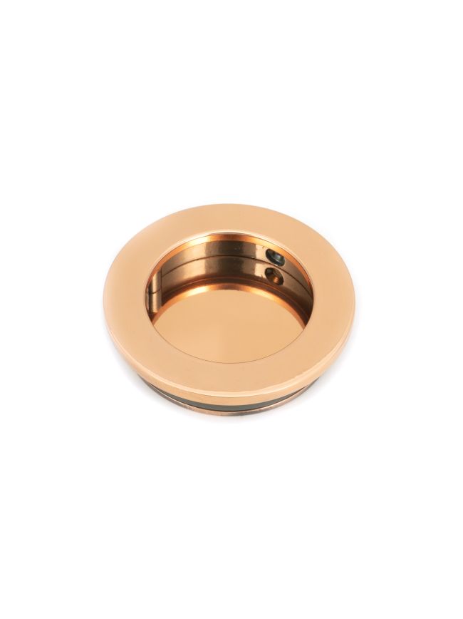 Polished Bronze 60mm Plain Round Pull