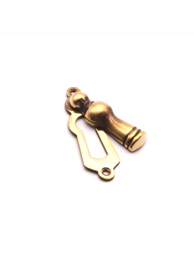 Lady Escutcheon Aged Brass