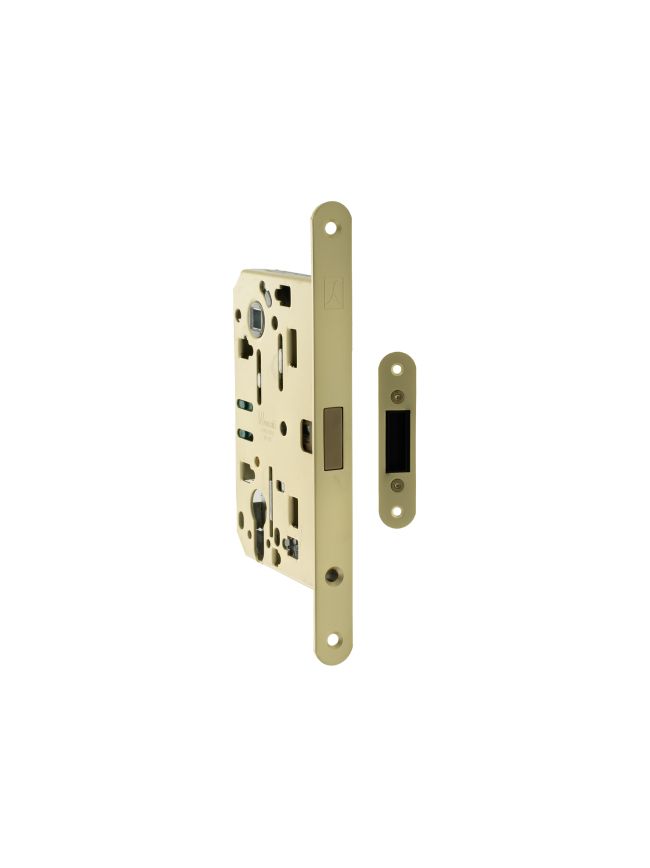 Bonaiti Polaris 2XT Magnetic Euro Profile Sashlock 60mm backset - Satin Brass