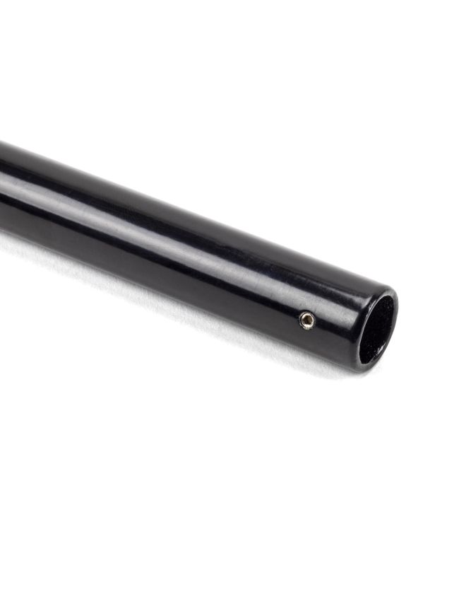 Black 2m Curtain Pole