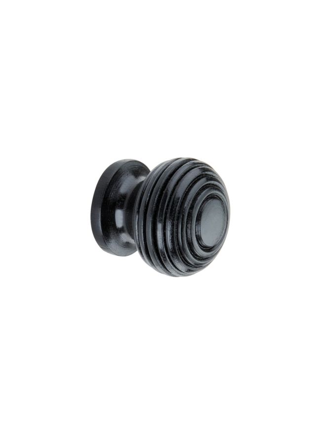 Ebonised Beehive Large Cupboard Knob