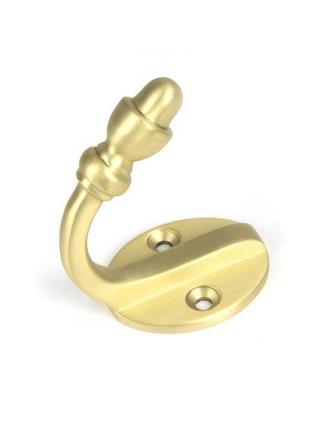 Satin Brass Coat Hook