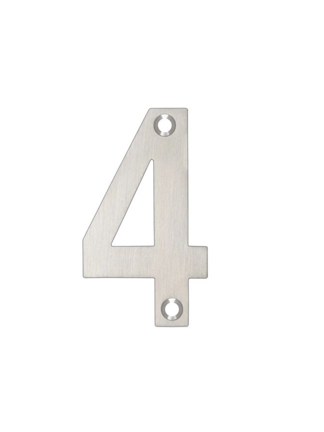 Zoo Hardware Numerals - Polished Stainless