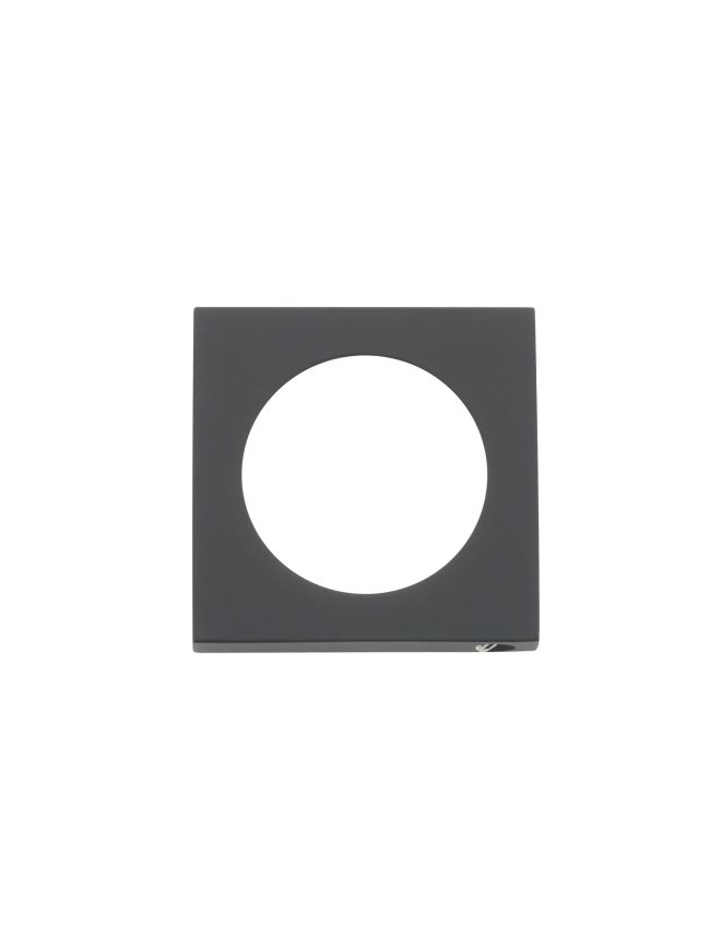 Zoo Hardware Spare turn & release square rose pack - Black