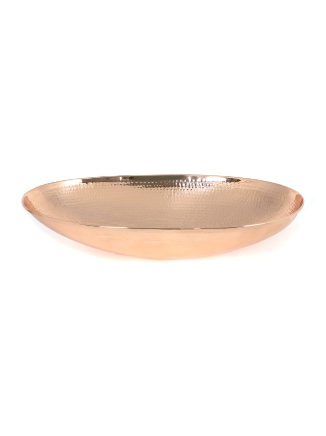 Hammered Copper Oval Sink