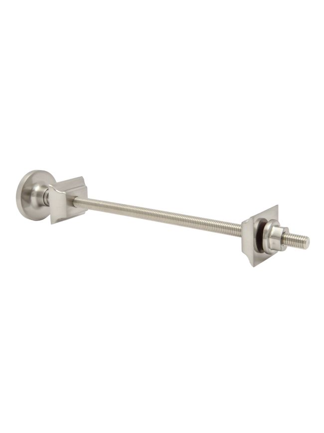 Cast Iron Radiator Brass Wall Stay Bracket Satin Nickel