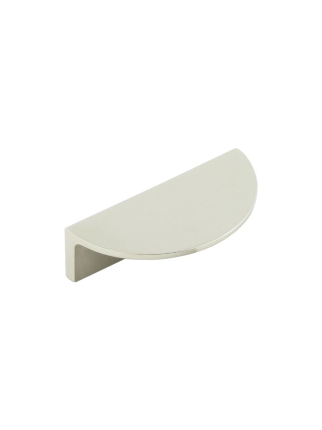 Burlington 80mm Polished Nickel Half Moon Cabinet Handle - By Frelan Hardware - BUR610PN