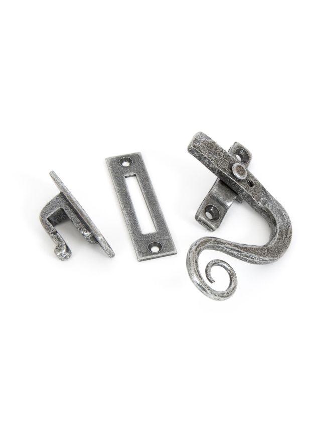 Pewter Locking Monkeytail Fastener - RH