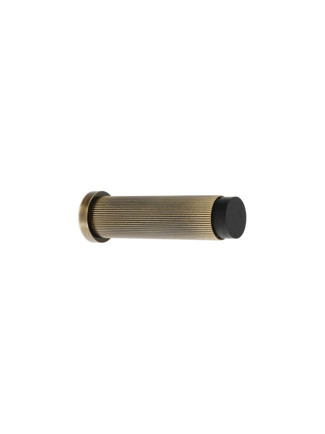 Connaught Linear Door Stopper Antique Brass