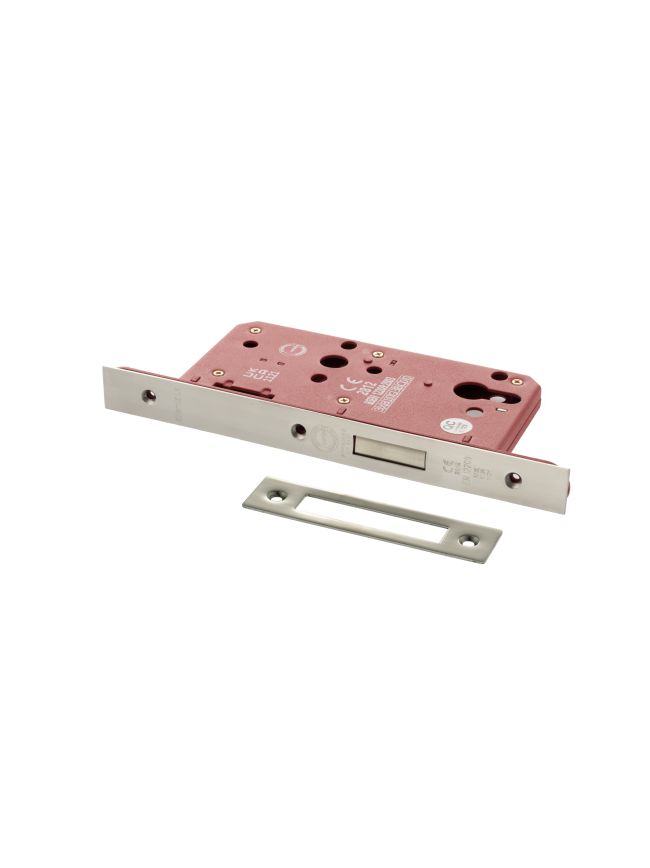 Atlantic DIN Euro Profile Deadlock Double Throw 60mm backset - Polished Chrome