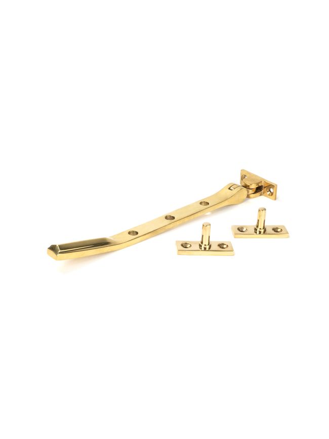 Polished Brass Art Deco 8" Stay
