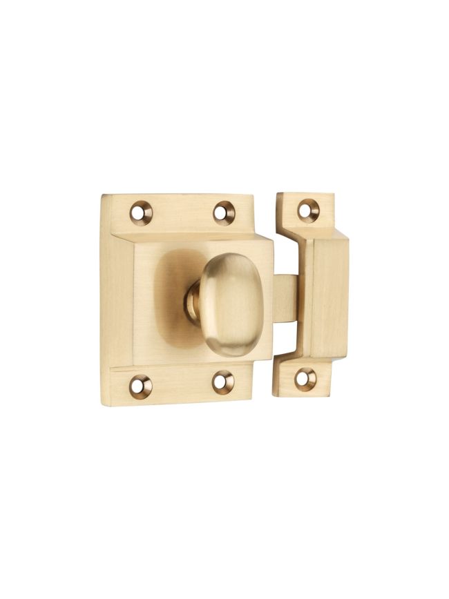 Cupboard Catch Satin Brass