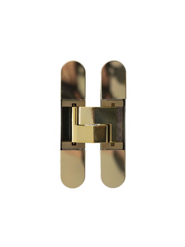 AGB Eclipse Adjustable Concealed Hinge - Polished Brass