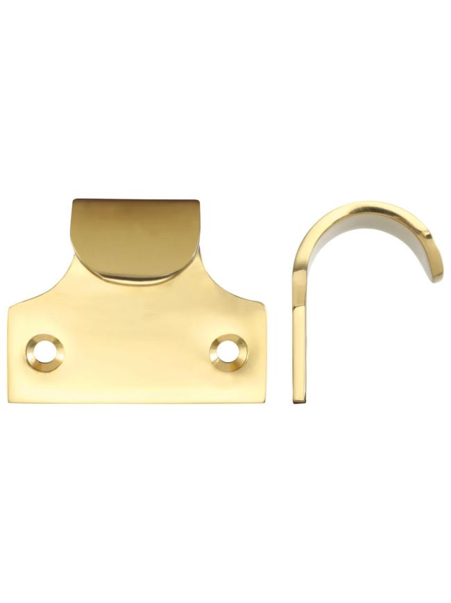 Zoo Hardware Sash Lift -51 x 48mm - Standard - Polished Brass