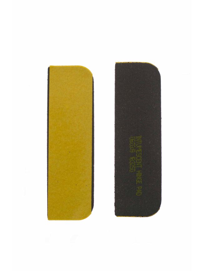 Atlantic Radius Corner Intumescent Hinge Pad 4"x3" - FD30
