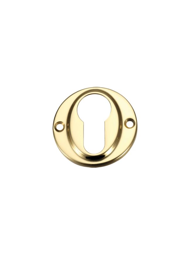 Zoo Hardware Euro Profile Escutcheon - Brass