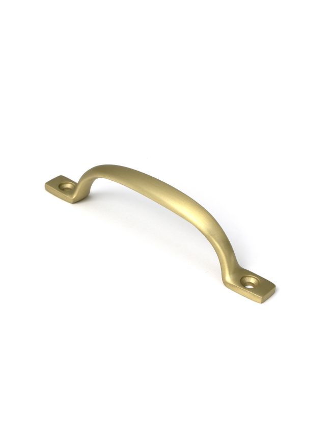 Satin Brass Slim Sash Pull
