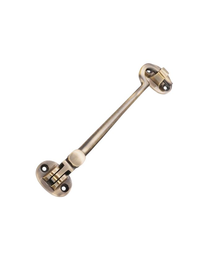 Silent Cabin Hook 6" - 150mm Antique Brass