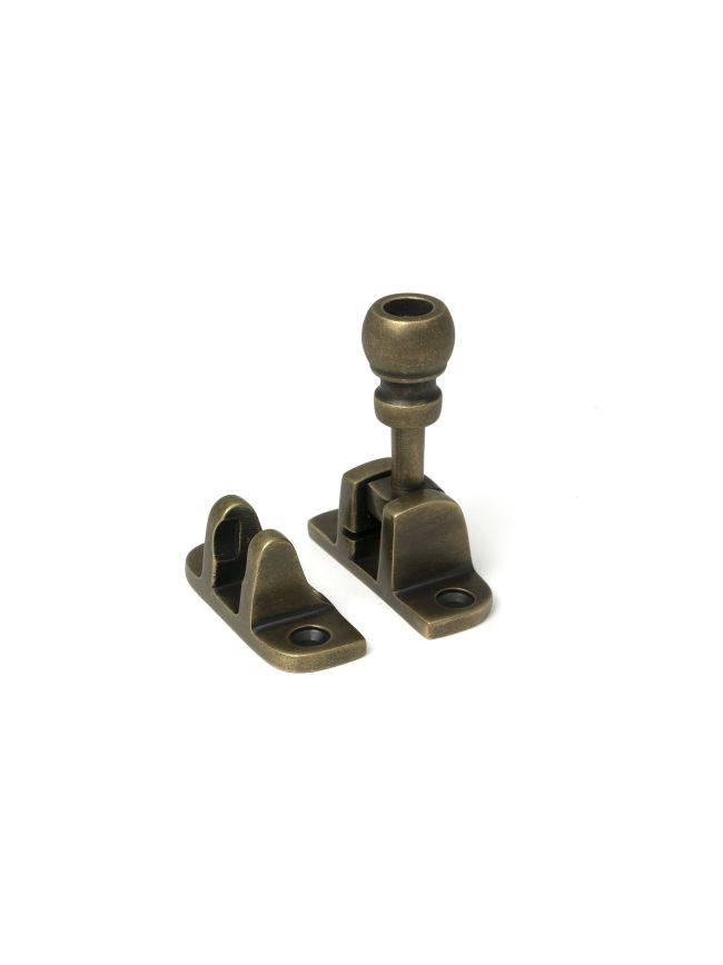 Burnished Brass Mushroom Brighton Fastener (Radiused)
