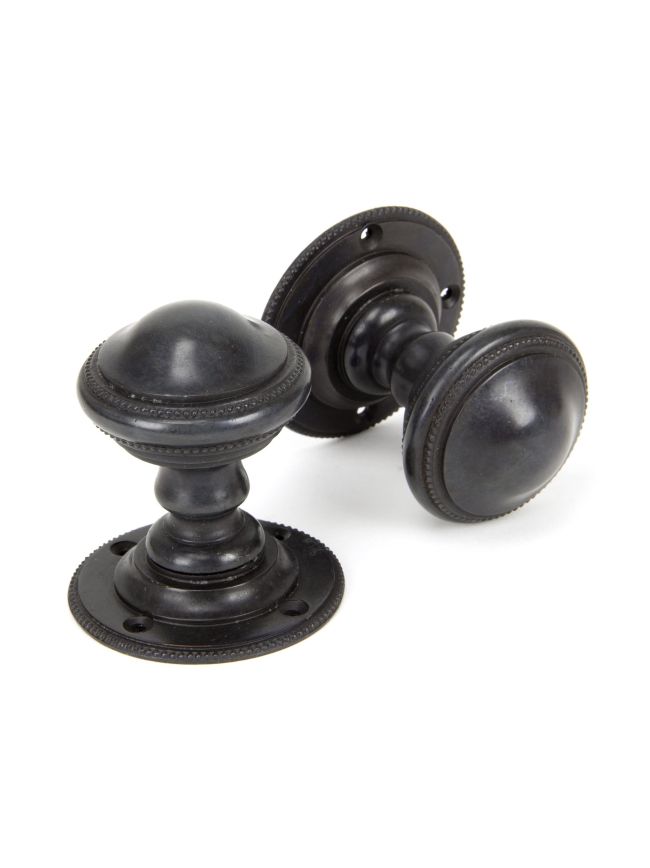 Aged Bronze Brockworth Mortice Knob Set