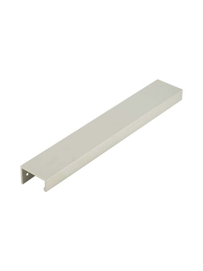 Burlington 300mm Polished Nickel Angled Edge Pull - By Frelan Hardware - BUR912PN