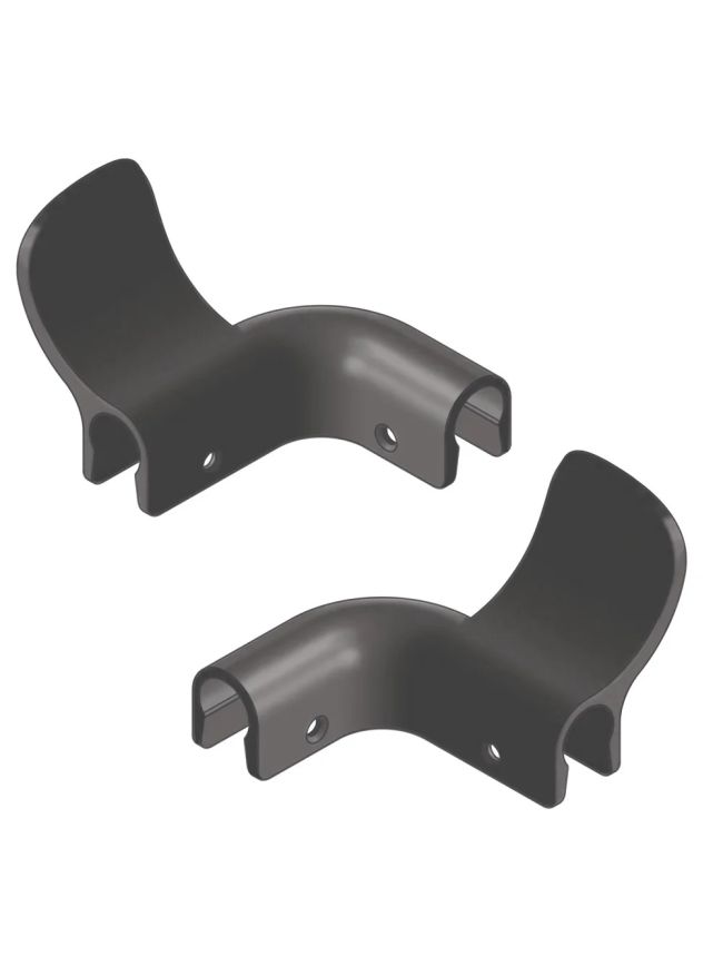 Zoo Hardware Nylon Hands Free Handle Adapter - Pair - Black