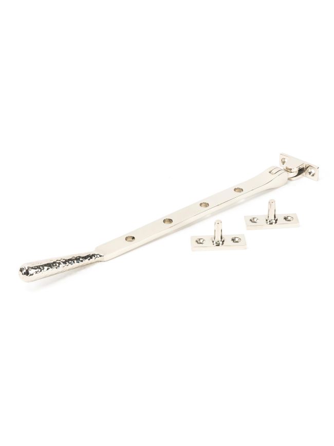 Polished Nickel 10" Hammered Newbury Stay