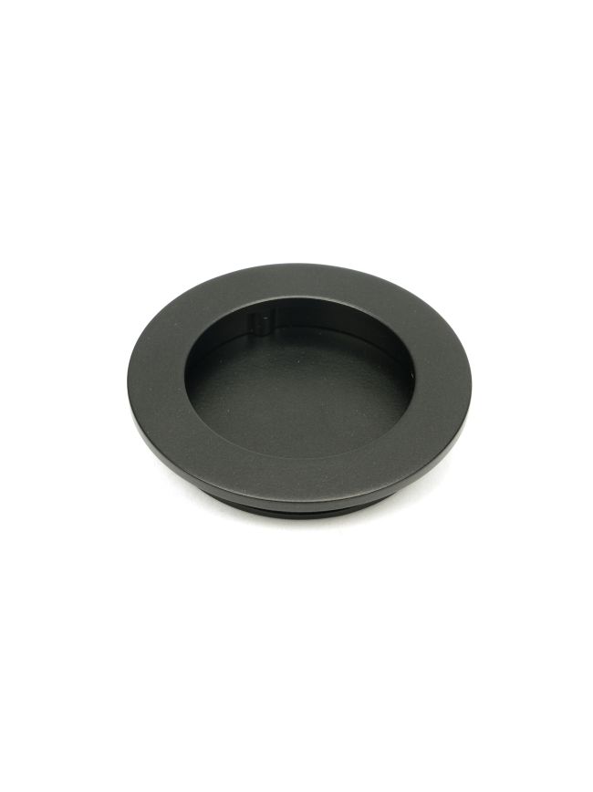 Aged Bronze 75mm Plain Round Pull