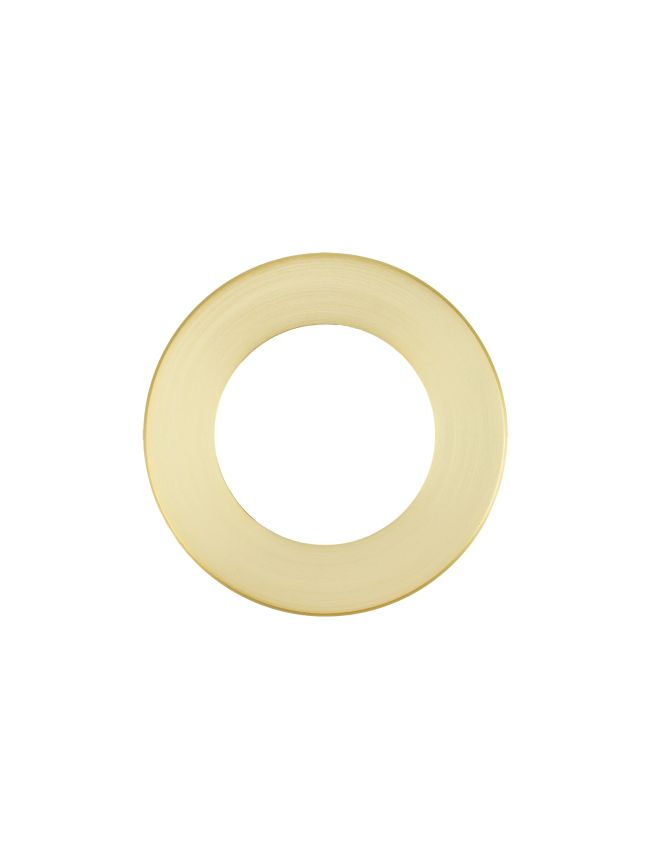 Zoo Hardware Spare screw on rose pack - Satin Brass