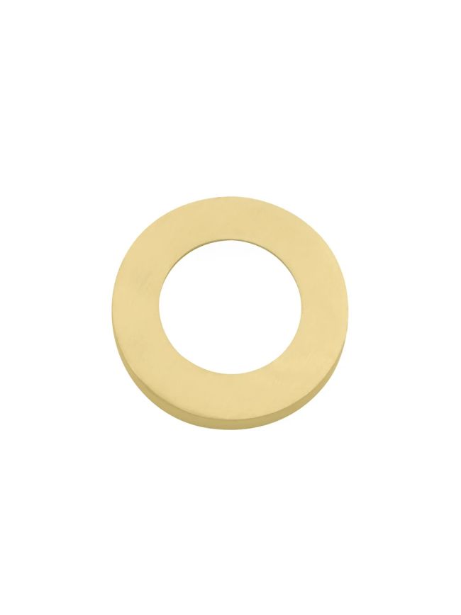 Zoo Hardware Spare round rose - Favo Satin Brass