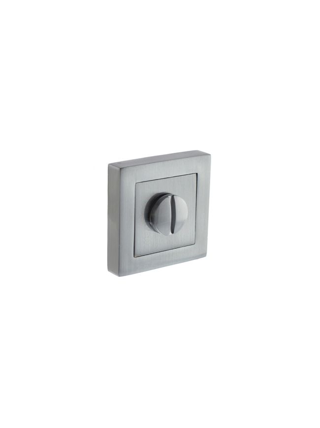 STATUS WC Turn and Release on S4 Square Rose - Satin Chrome