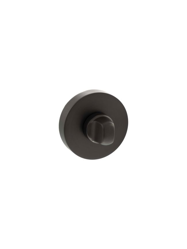 Senza Pari WC Turn and Release on Round Rose - Urban Dark Bronze