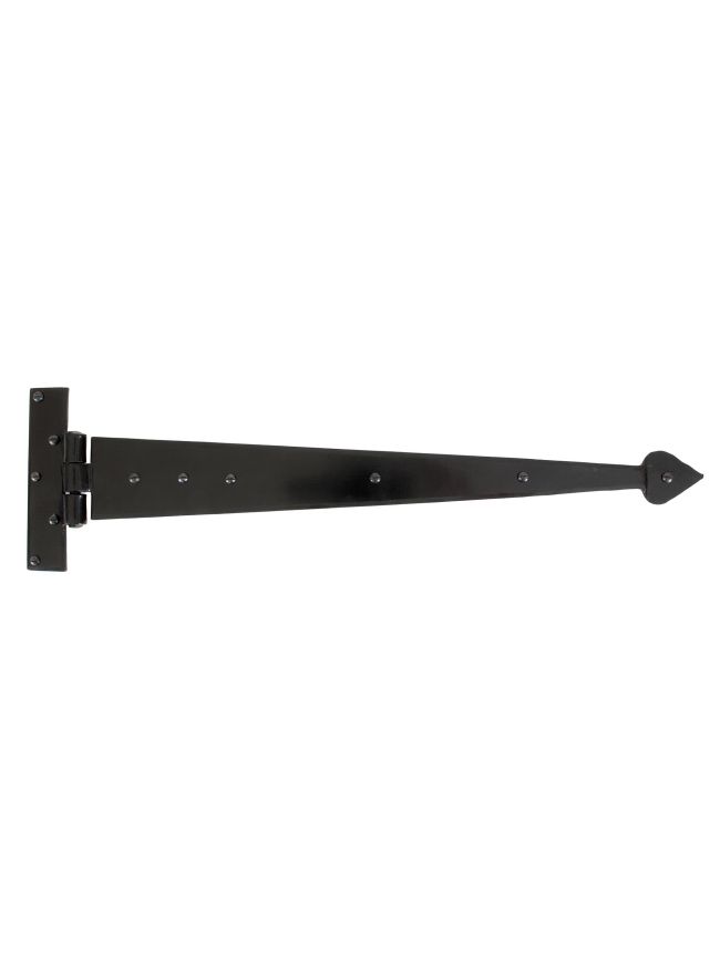 Black 22" Arrow Head T Hinge (pair)