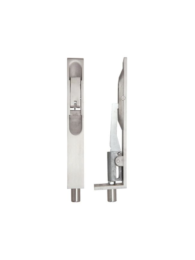 Zoo Hardware Lever action flush bolt - 20 x 150mm - Satin Stainless