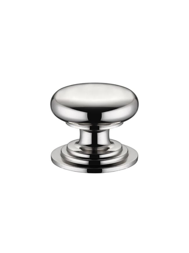 Zoo Hardware Victorian Cupboard Knob 45mm dia. - Nickel