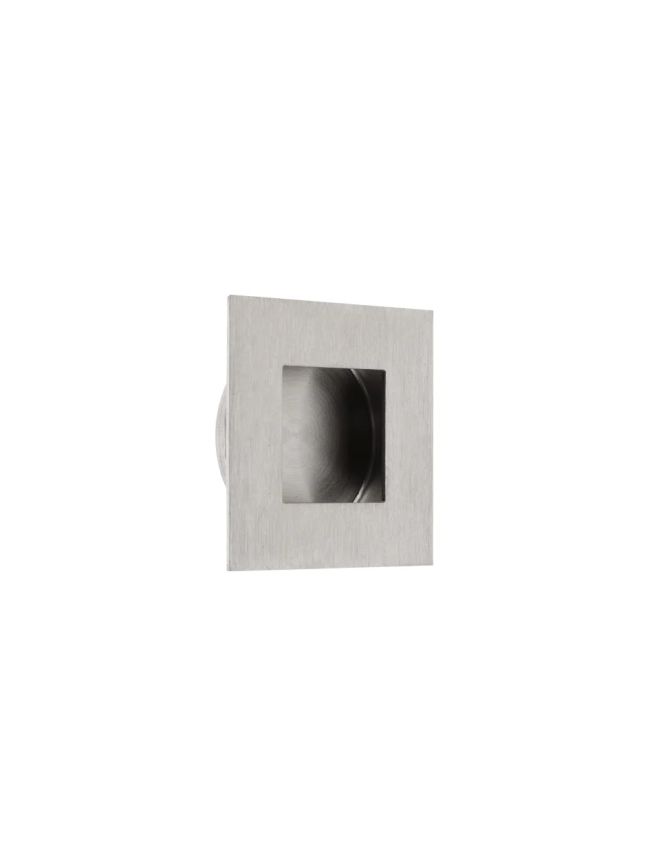 Zoo Hardware Square Flush Pull 50mm x 50mm - Satin Stainless