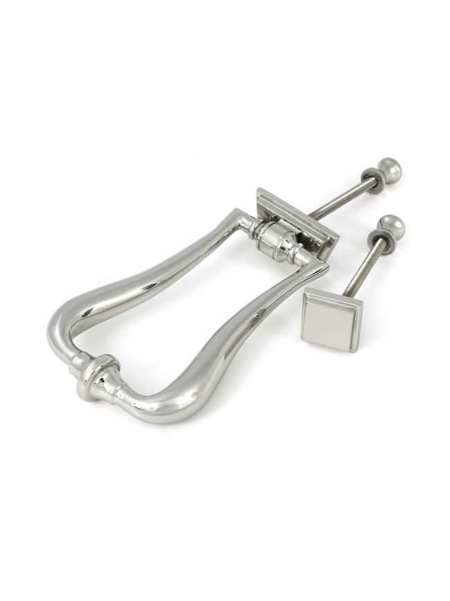 Polished Marine SS (316) Slimline Art Deco Door Knocker