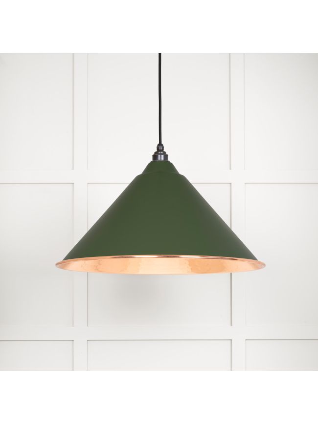 Hammered Copper Hockley Pendant in Heath
