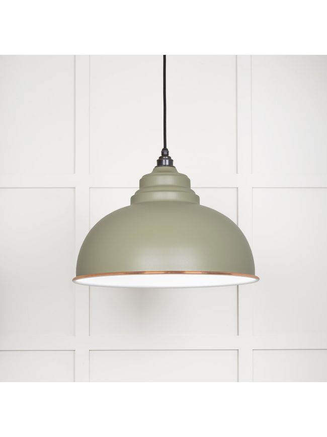 White Gloss Harborne Pendant in Tump