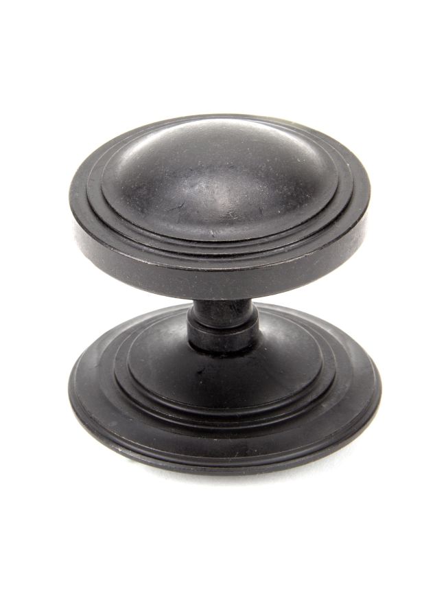 External Beeswax Art Deco Centre Door Knob