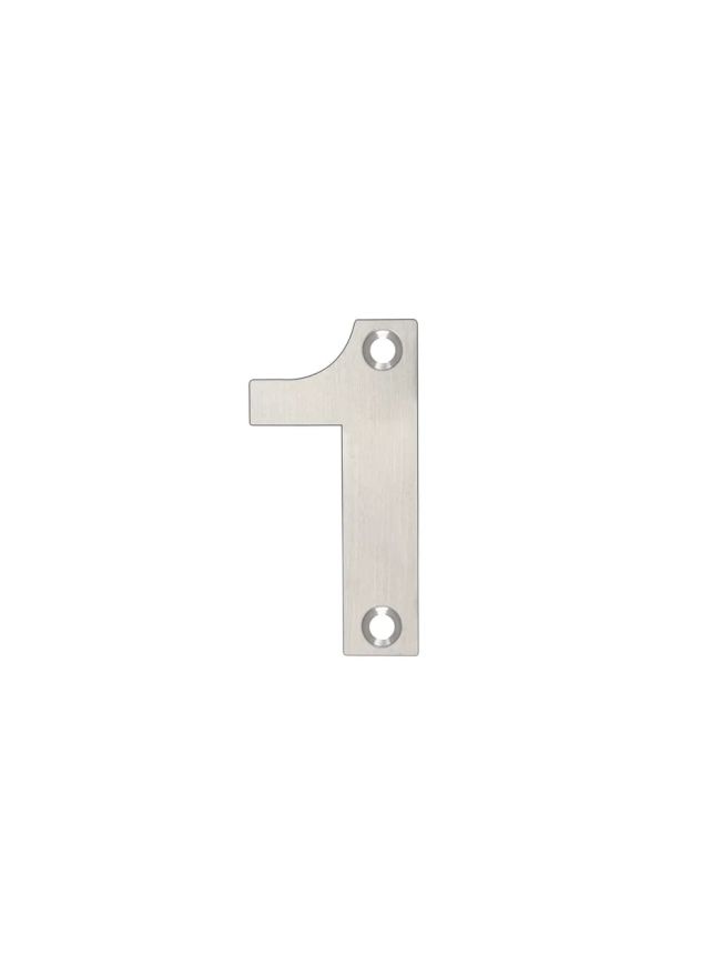 Zoo Hardware Numerals - 50mm - Polished Stainless