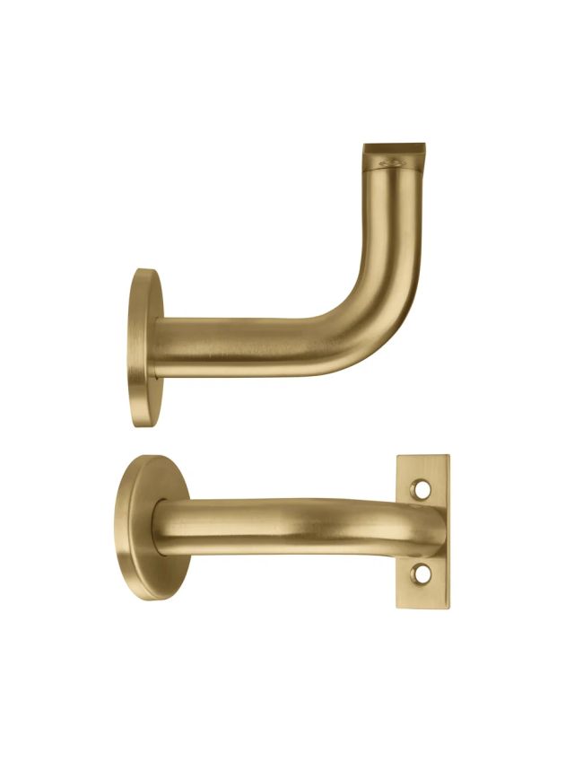Zoo Hardware Handrail Bracket (Concealed) SSS - 3" - Favo Satin Brass