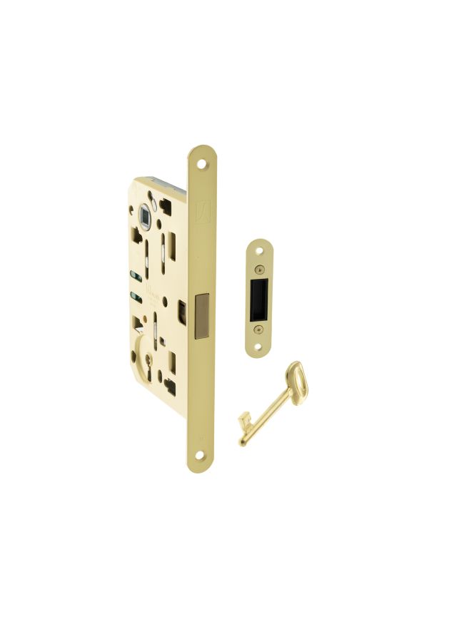 Bonaiti Polaris 2XT Magnetic Key Sashlock 60mm backset - Satin Brass