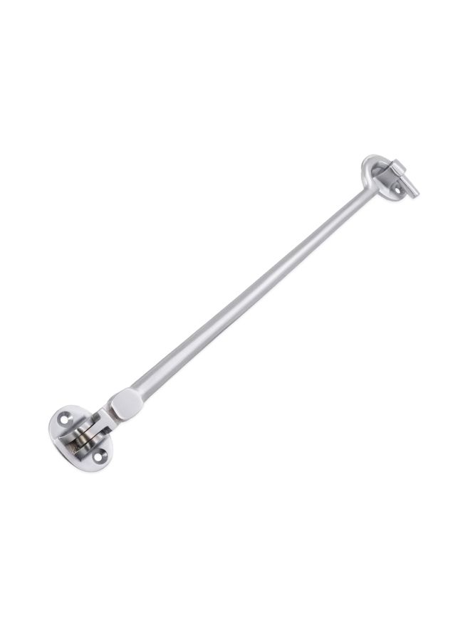 Silent Cabin Hook 10" - 250mm Satin Chrome