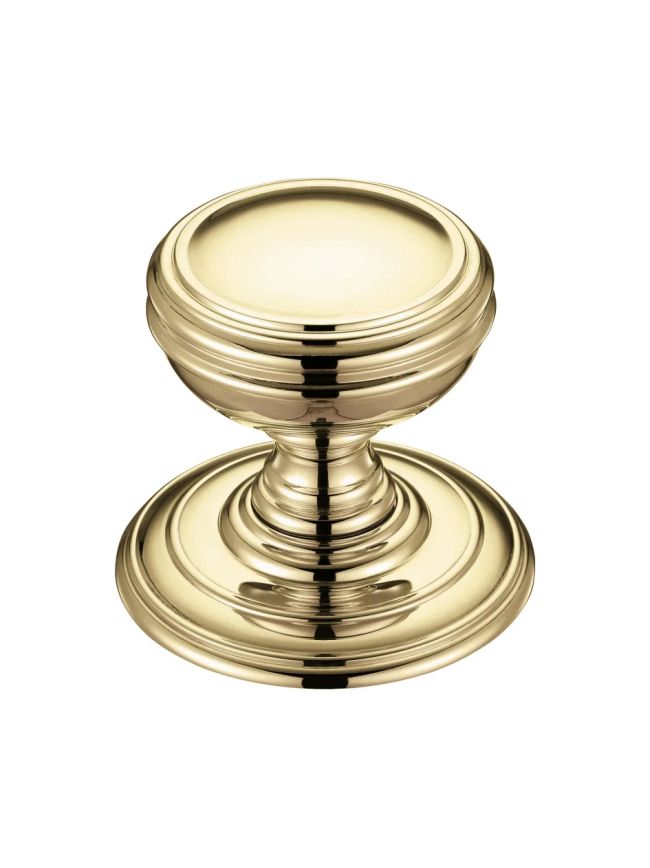 Zoo Hardware Mortice Knob - Concealed Fix - Polished Brass